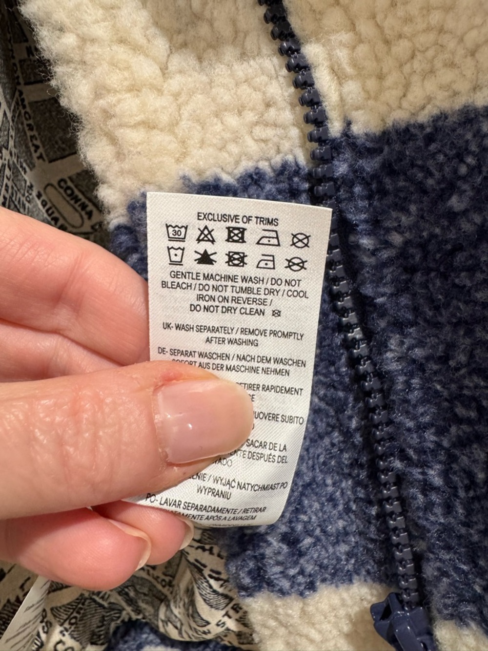 NEW! BODEN Borg Duffle Coat - Picture 16 of 16